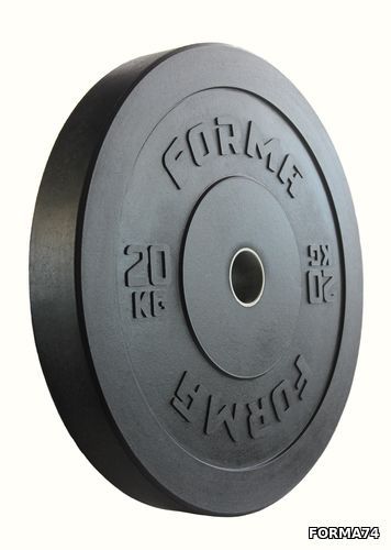 Диск бамперный 20 кг Forma (черный)