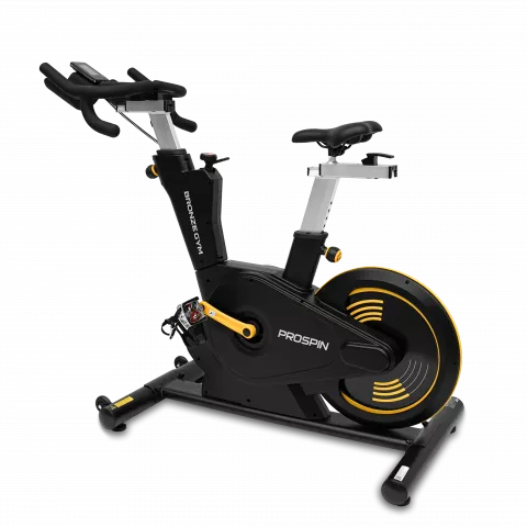 Спин-байк с консолью профессиональный BRONZE GYM PROSPIN