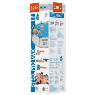 Бассейн каркасный Bestway Steel Pro MAX 305 х 76 см (56406)
