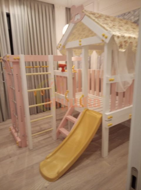 Игровой комплекс Савушка Baby 1 розовый