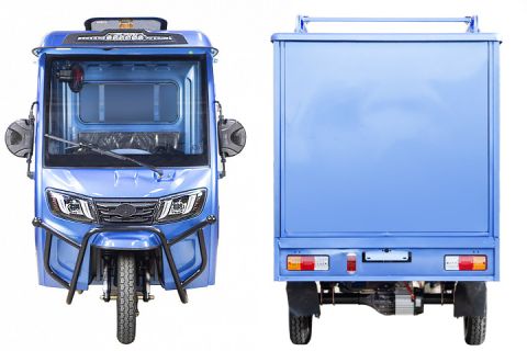 Грузовой электротрицикл Rutrike КАРГО Кабина Дуал