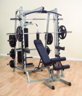 Мультикомплекс Body-Solid GS348QP4 на базе машины Смита GS348Q
