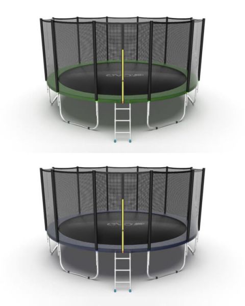 Батут Evo Jump External 16ft (Зеленый / Синий)